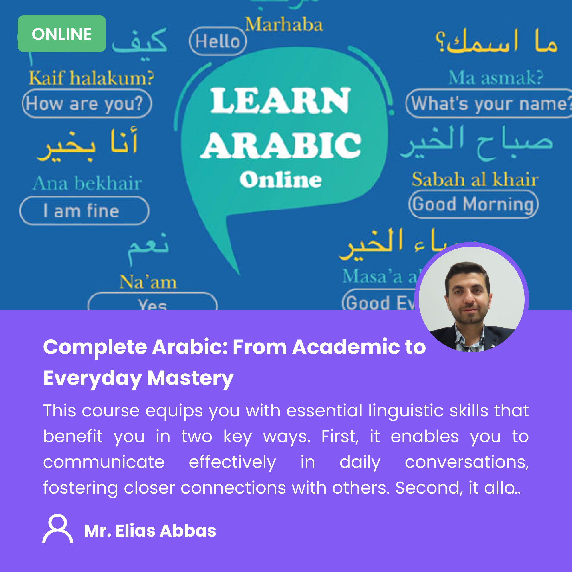 Complete Arabic: From Academic to Everyday Mastery